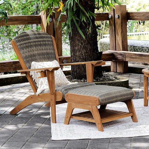 Cambridge Casual Auburn Padded Upholstered Outdoor Adirondack Chair