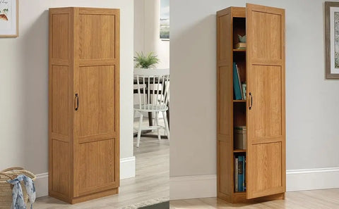 Miscellaneous Storage Storage Cabinet/ Pantry cabinets, Highland Oak finish