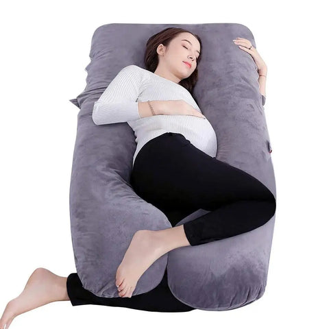 multifunction creative Full Body Pillow Flexible Pregnancy Pillow for Lactation Sleeping Removable Support Pillow for Relaxing