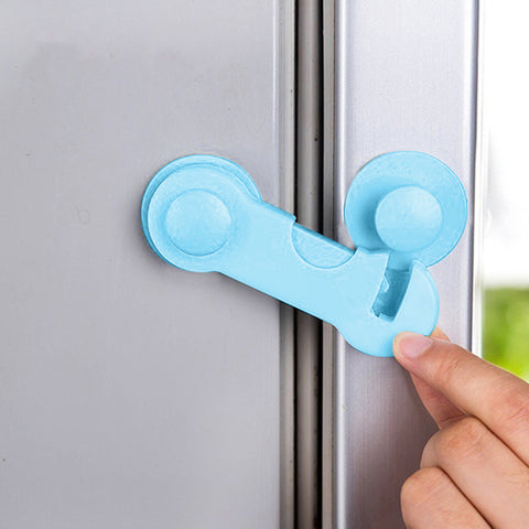 1pc Cabinet Locks Child Safety, Adhesive Baby Proofing Latches Multi-purpose 1pc Security Drawer Door Door Drawer Fridge Lock