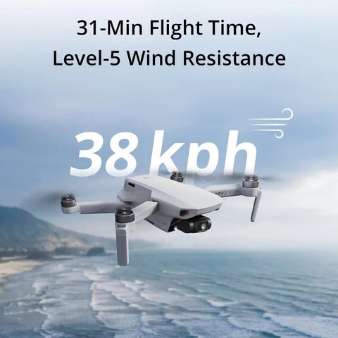 Lightweight Mini Drone with QHD Video, 10km Max Video Transmission, 31-Min Flight Time, Under 249 g, Auto Return to Home