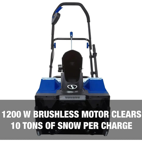 24V-X2-SB18 18-Inch, 48-Volt IONMAX Cordless Snow Blower Kit (w/ 2 x 4.0-Ah Batteries + Charger), Blue