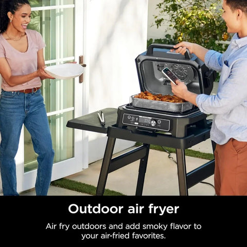 OG951 Woodfire Pro Connect Premium XL Outdoor Grill & Smoker, Bluetooth, App Enabled, 7-in-1 Master Grill, BBQ Smoker,