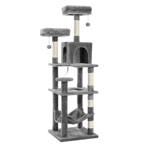 Domestic Delivery Multi-Level Cat Tree Tower Climb Furniture Scratching Post for Indoor House Pet Supplies Kitten Toy Cozy Condo