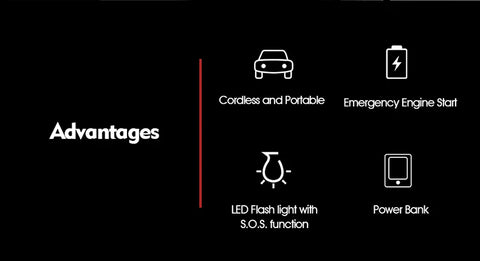 EAFC Jump Starter 4 In 1 Pump Air Compressor 600A 8800mAh Power Bank 12V Digital Tire Inflator 150PSI Emergency Battery Boost