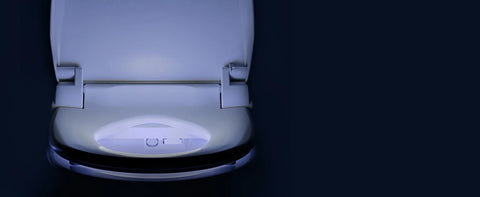 A102DS-W Electronic Bidet Toilet Seat, Round, Smart Unlimited Warm Water, Heated Seat with Slow Closes, Vortex Wash, Warm Dryer