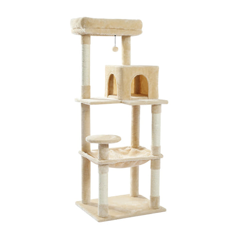 Multi-Level Cat Tree Tower with Condo Scratching Post for Cat Furniture House Cat Scratcher Cat Supplies Cat Toy