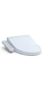 Electronic Bidet Toilet Seat with PREMIST and EWATER+ Wand Cleaning, Elongated, Cotton White