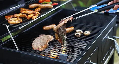 Extra Large Charcoal BBQ Grills with 794 SQ.IN. Cooking Area, Outdoor Barbecue Grill with Dual-Zone Individual Charcoal Tray.