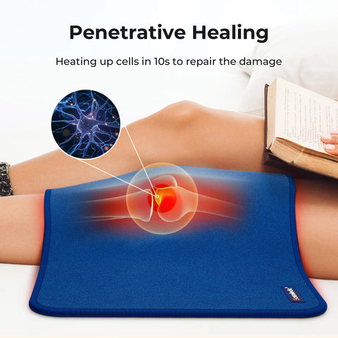 Red Light Therapy Pad LED Infrared Back Massager Skin Care Infrared Light Therapyn Tapete Yoga Mat Muscle Massage Cushion