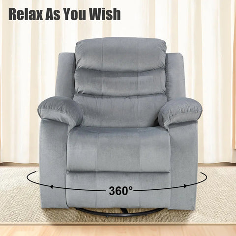 Recliner Chairs, Adults Manual Reclining Sofa Chair Oversized Recliner Chair for Living Room Comfy, Recliner Chair