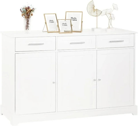 Sideboard Cabinet Buffet Table Kitchen Storage Cabinet White Credenza Sideboards and Buffets with Storage Coffee Bar Cabinet