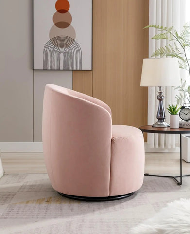 Bucket Chair Swivel Barrel Chair for Living Room Modern Accent Chair Living Room Chairs Velvet Upholstered Arm Chairs Bedroom