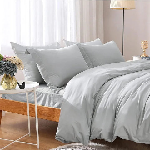 California King Duvet Covers - Ultra Soft and Breathable Bedding Comforter Sets Washed Microfiber 3 Pieces