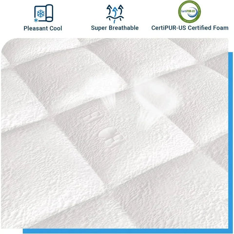 12 Inch California King Mattress in a Box Medium Firm Hybrid Cal King Mattress with Latex Memory Foam ,Worry-Free Purchase