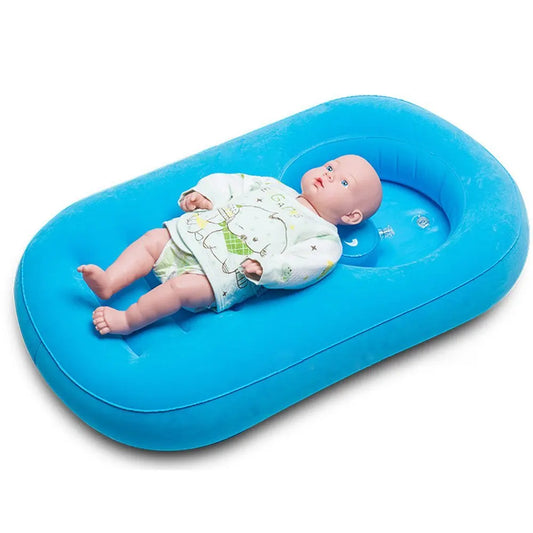 80cm Portable Inflatable Baby Bath Tub Newborn Inflatable Bathtub Baby Bath Seat Babies Bathing Wash Hair Ass Basin Baby Care #C