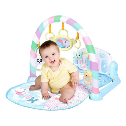 Baby Play Gym Toddler Musical Activity Play Mat With Hanging Children Carpet Pedal Piano Baby Toys 0 12 Months