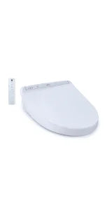 Electronic Bidet Toilet Seat with PREMIST and EWATER+ Wand Cleaning, Elongated, Cotton White