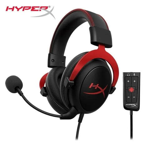 HyperX Cloud II Gaming Headset Hi-Fi 7.1 Surround Sound Detachable Microphone With USB sound card For PC PS5 PS4