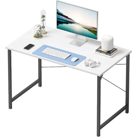 CubiCubi Computer Desk, 40 inch Home Office Small Desk, Modern Simple Style PC Table for Home, Office, Study, Writing