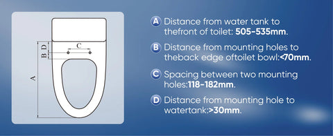 Bidet Toilet Seat Elongated Smart Heated Toilet Seat with Warm Water&Dryer,Feminine&Child Wash,Self-Clean Stainless Steel Nozzle