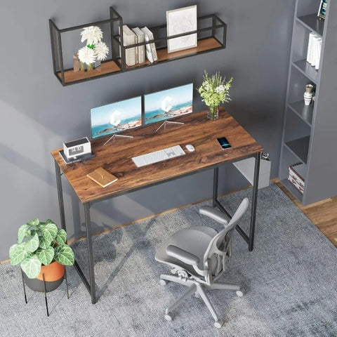 CubiCubi Computer Desk, 40 inch Home Office Small Desk, Modern Simple Style PC Table for Home, Office, Study, Writing