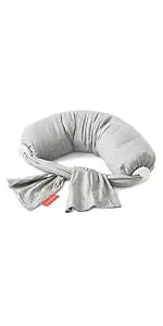 bbhugme Adjustable Pregnancy Pillow – Full Body Support for Side Sleeping - Adjustable Firmness and Shape - Supports Back, Legs,