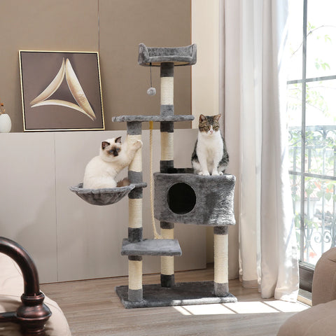 Domestic Delivery Multi-Level Cat Tree Tower Climb Furniture Scratching Post for Indoor House Pet Supplies Kitten Toy Cozy Condo