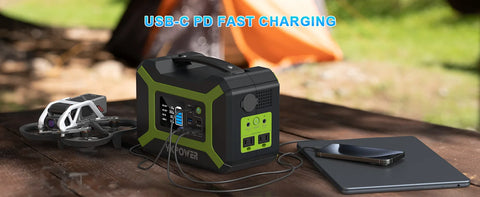 Power Station Backup Lithium Battery Generator with 110V AC Output