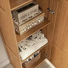 Miscellaneous Storage Storage Cabinet/ Pantry cabinets, Highland Oak finish