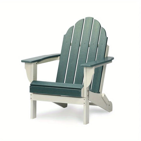 HDPE Folding Adirondack Chair Outdoor Patio All-Weather Fire Pit Chairs