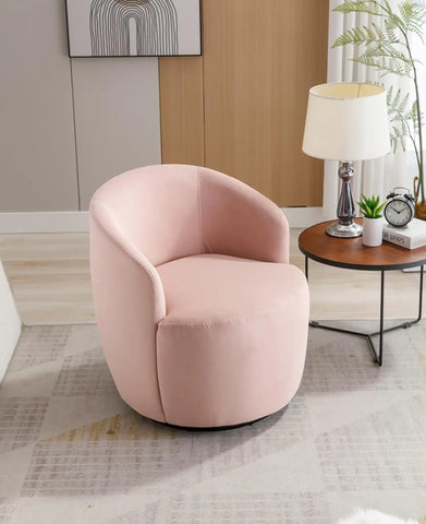 Bucket Chair Swivel Barrel Chair for Living Room Modern Accent Chair Living Room Chairs Velvet Upholstered Arm Chairs Bedroom