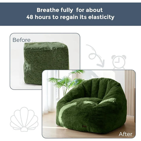 Bean Bag Sofas Adopting a unique and innovative shell shape High density foam filling is soft and comfortable Large sofa