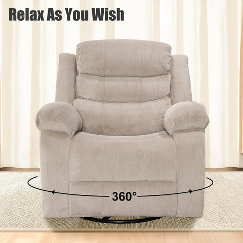 Recliner Chairs, Adults Manual Reclining Sofa Chair Oversized Recliner Chair for Living Room Comfy, Recliner Chair