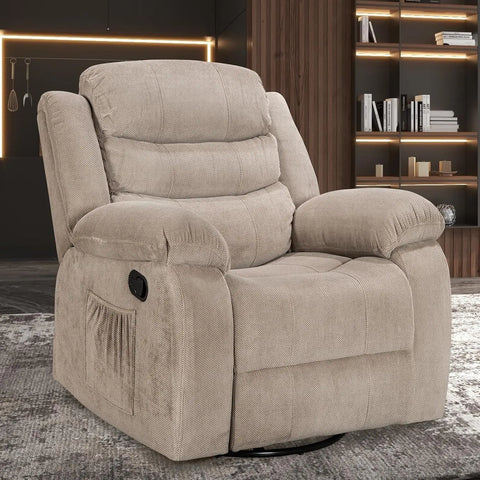 Recliner Chairs, Adults Manual Reclining Sofa Chair Oversized Recliner Chair for Living Room Comfy, Recliner Chair