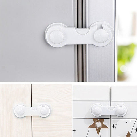 1pc Cabinet Locks Child Safety, Adhesive Baby Proofing Latches Multi-purpose 1pc Security Drawer Door Door Drawer Fridge Lock