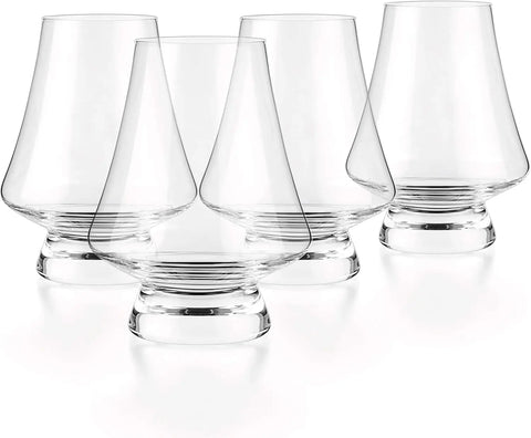 - Bourbon Whisky  Tasting Glass Snifter, Set of 2 -  Tasting Glasses with Narrow Rim - Handcrafted - Good for Cognac Brandy  - 7