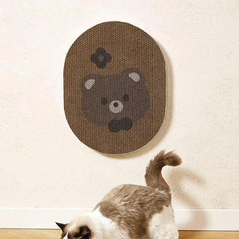 Cat Scratching Cardboard Wall-Mounted Board Cat Scratch Pad Reusable Cat Scratcher Wall Mounted Scratch Pad For Small To Medium