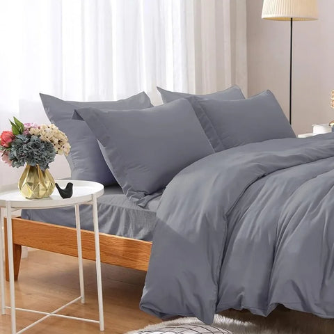 California King Duvet Covers - Ultra Soft and Breathable Bedding Comforter Sets Washed Microfiber 3 Pieces