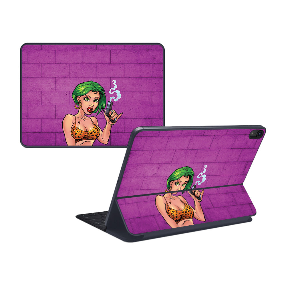 MightySkins APIPSK1218-Hooker Skin for Apple iPad Pro Smart Keyboard 1