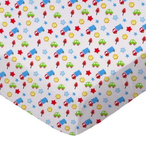 SheetWorld Fitted Portable Mini Crib Sheet - 100% Cotton Woven - Baby