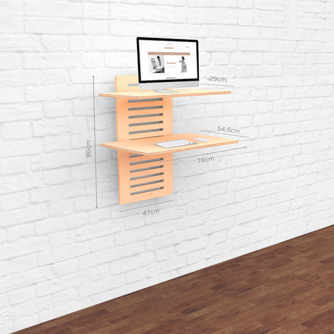 WallStand - Adjustable Wall-mounted Standing Desk