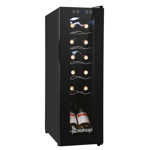 12 Bottles Electronic Wine Cabinet Cooler Refrigerator