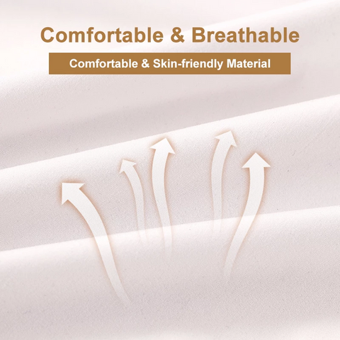 Waterproof Bed Mattress Protector with Elastic Band Breathable