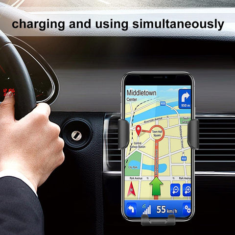 Ninja Dragon QI X Universal Wireless Charger with Car Mount Holder