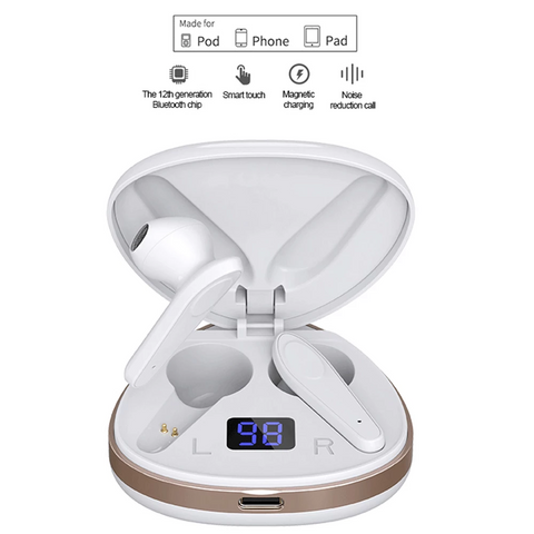 Bluetooth Earphone in Ear Earbuds HIFI Sound TWS