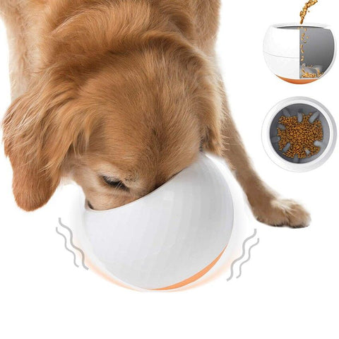 Dog Slow Feeder Bowl Wobbler Toy for Small Medium Dogs Cats