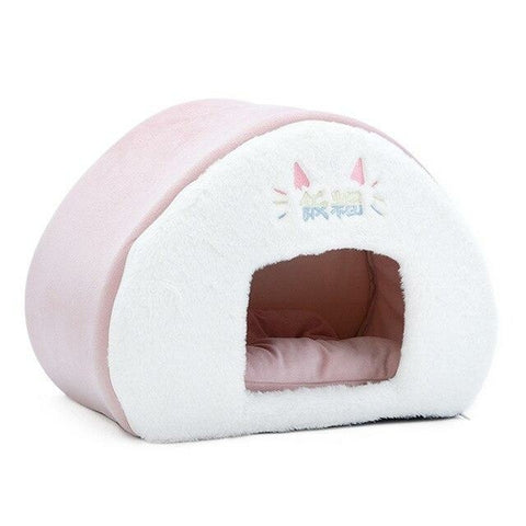 Pet Dog Cat House Warm Comfort Pet Deep Sleeping Nest Cave for Cats