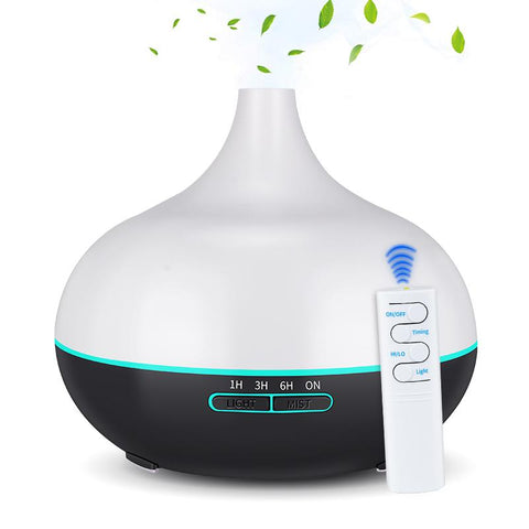 KBAYBO 550ml USB Aroma Diffuser Air Purifier with 7 Color Changing LED