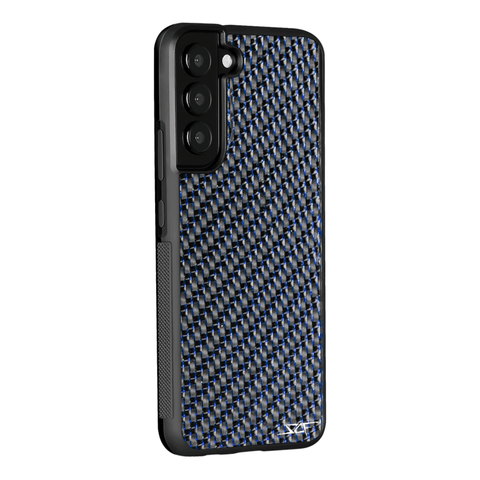 Samsung | Blue Laced Real Carbon Fiber Phone Case | CLASSIC Series